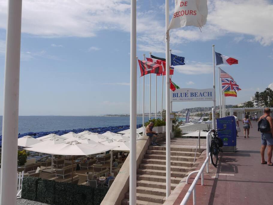 Mediterranee - Un Trois Pieces A Deux Pas De La Plage Nice Exteriör bild